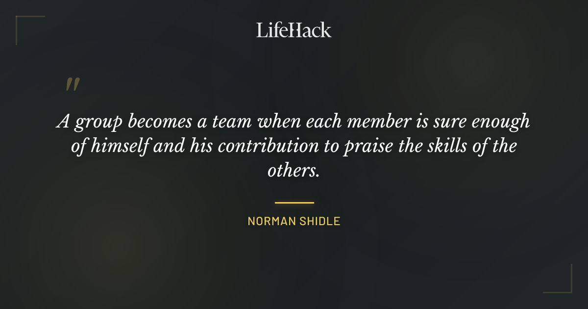 Quote by Norman Shidle