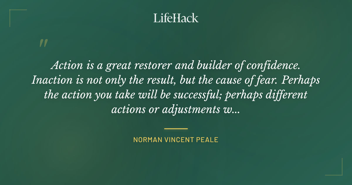 Quote by Norman Vincent Peale