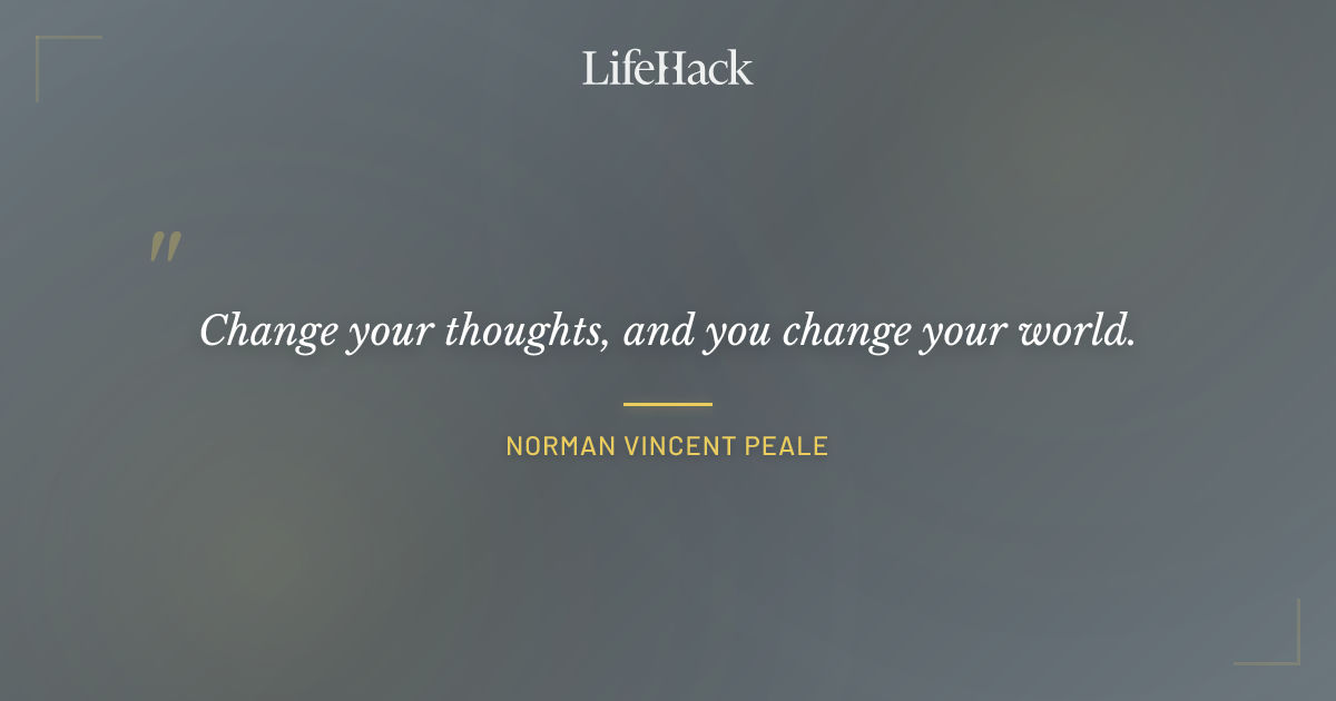 Quote by Norman Vincent Peale