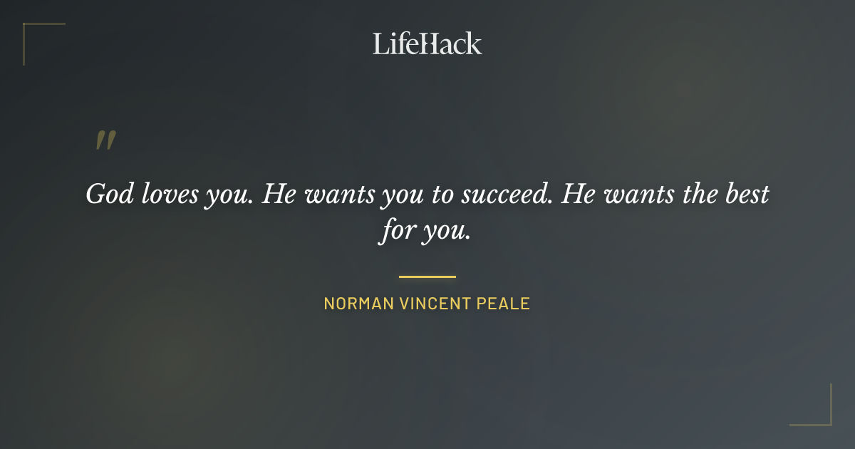 Quote by Norman Vincent Peale