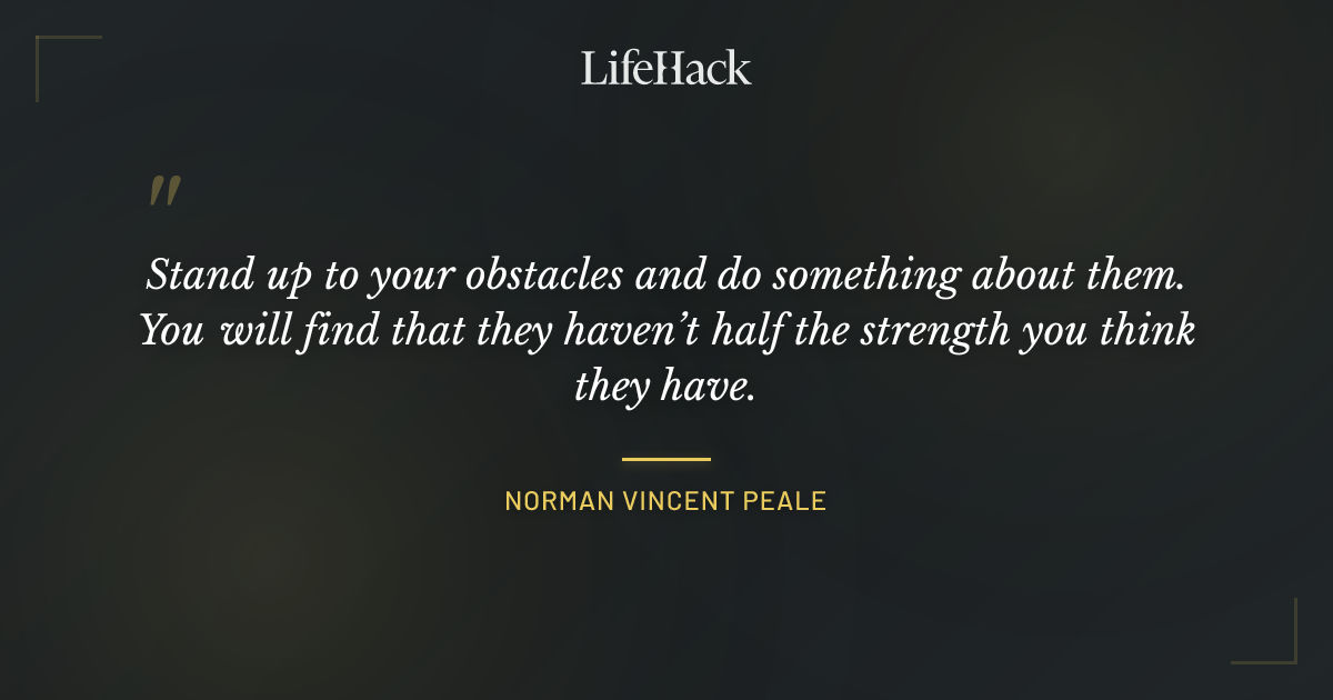 Quote by Norman Vincent Peale