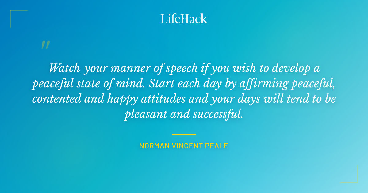 Quote by Norman Vincent Peale
