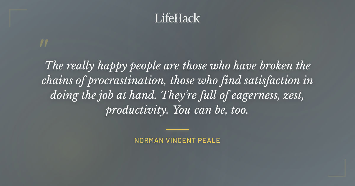 Quote by Norman Vincent Peale