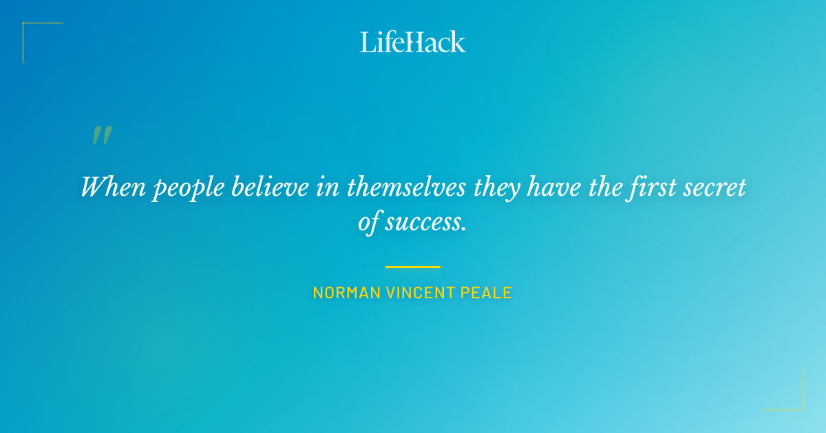 Quote by Norman Vincent Peale