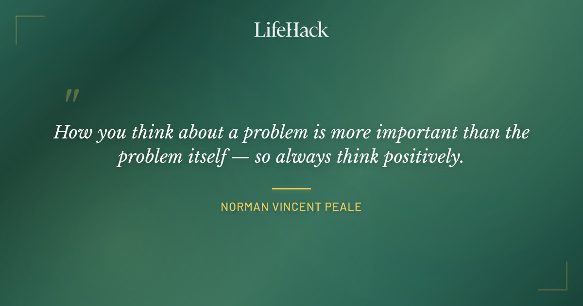 Quote by Norman Vincent Peale