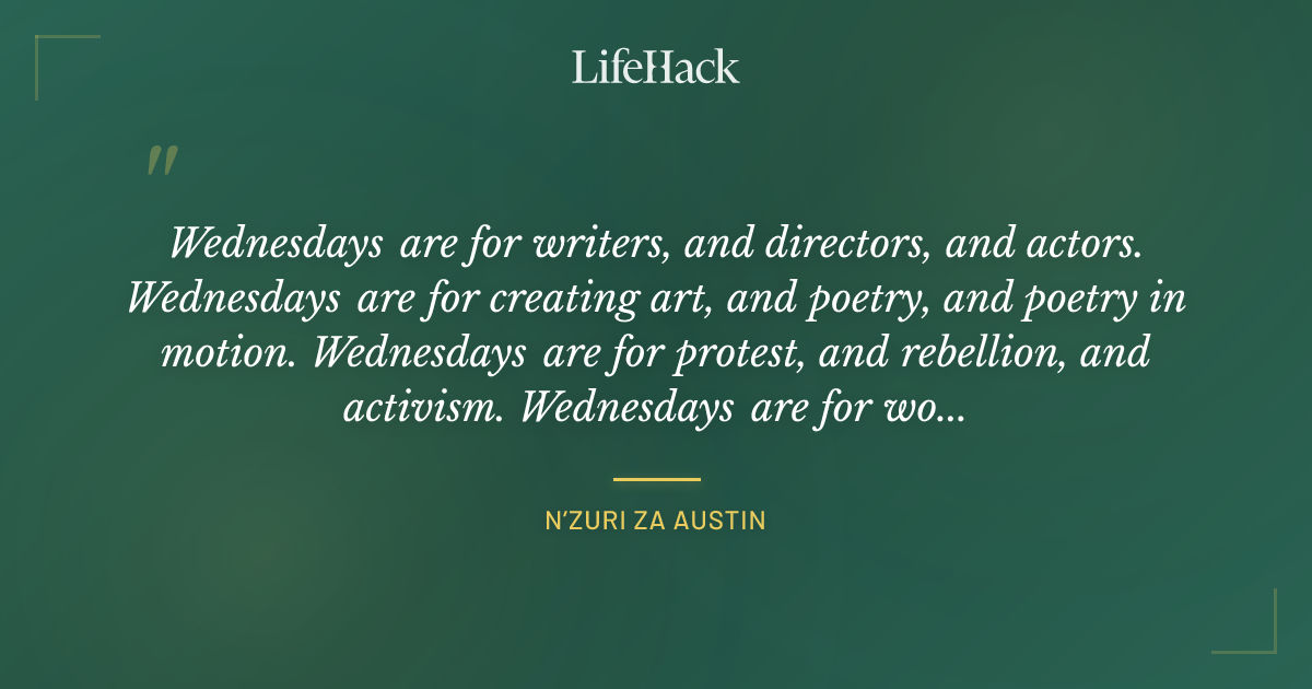 Quote by N’Zuri Za Austin