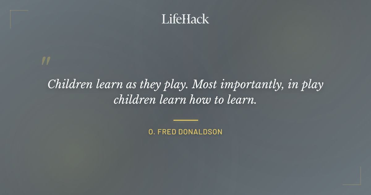 Quote by O. Fred Donaldson