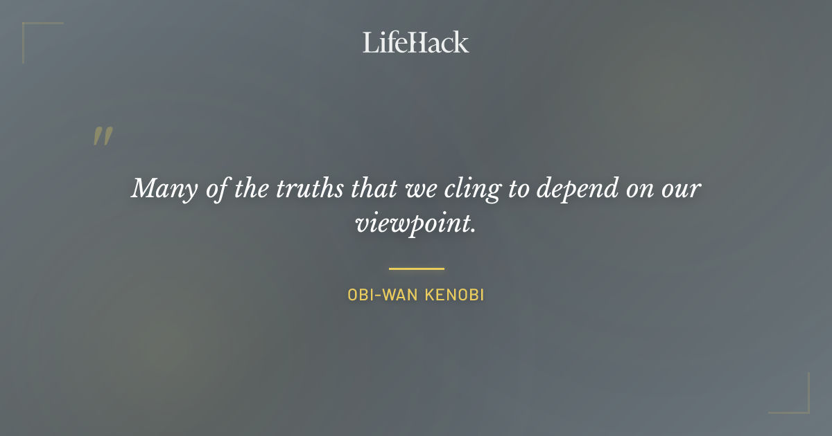 Quote by Obi-Wan Kenobi