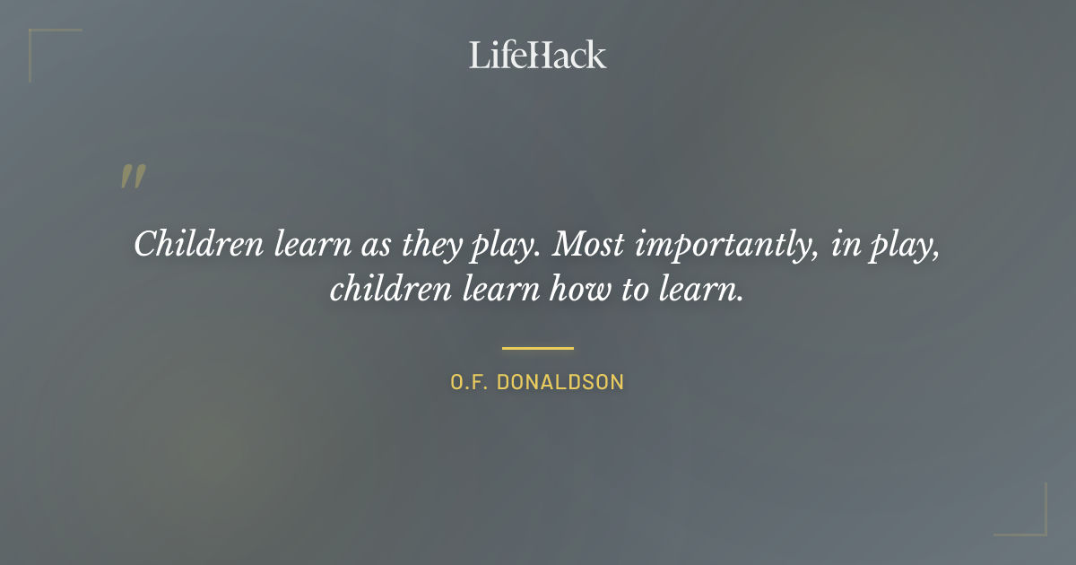 Quote by O.F. Donaldson