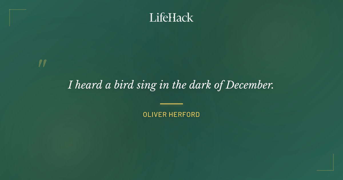 Quote by Oliver Herford