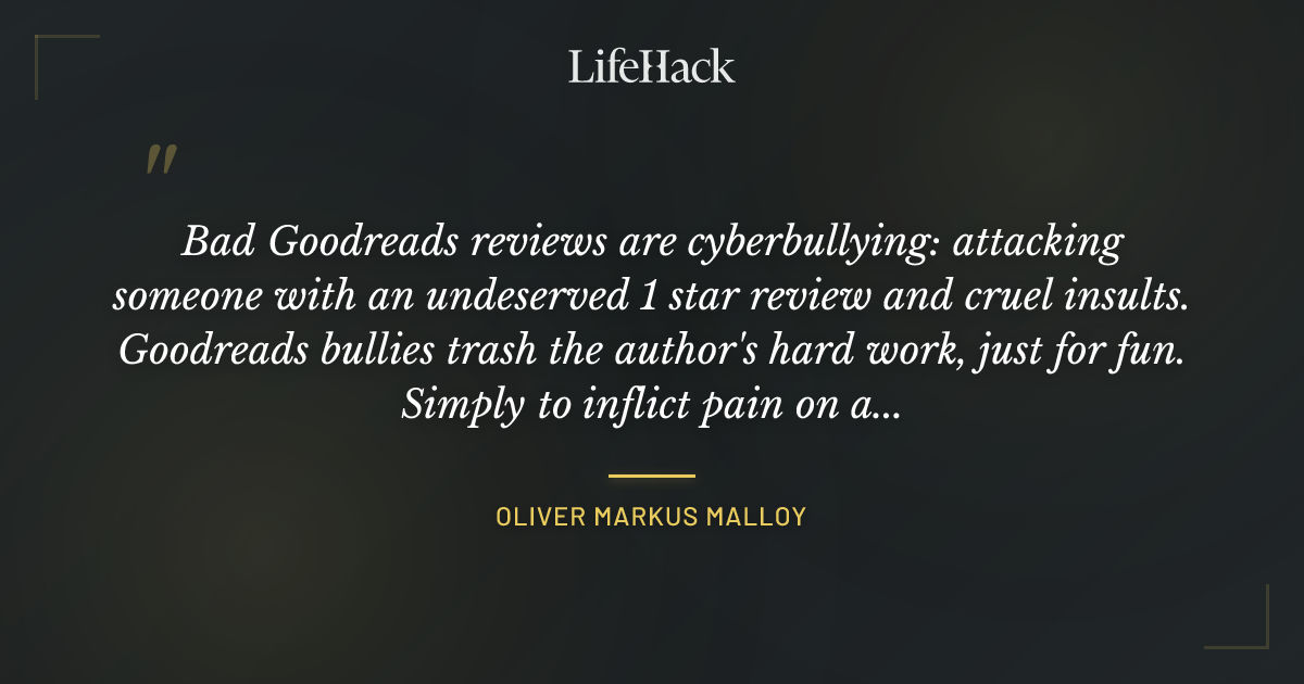 Quote by Oliver Markus Malloy