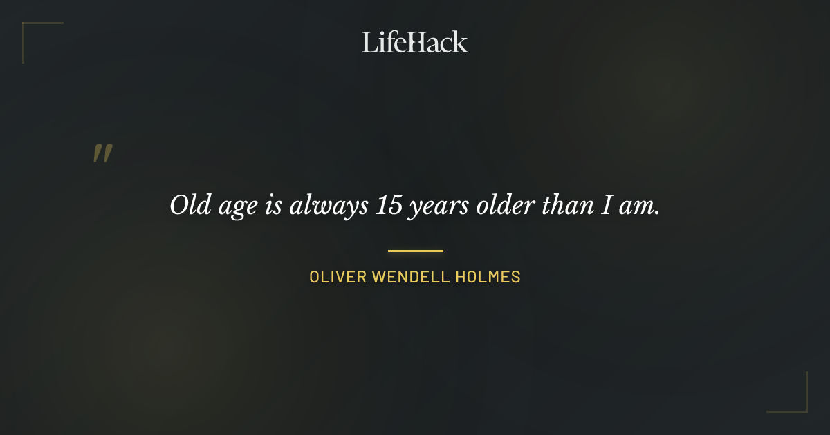 Quote by Oliver Wendell Holmes