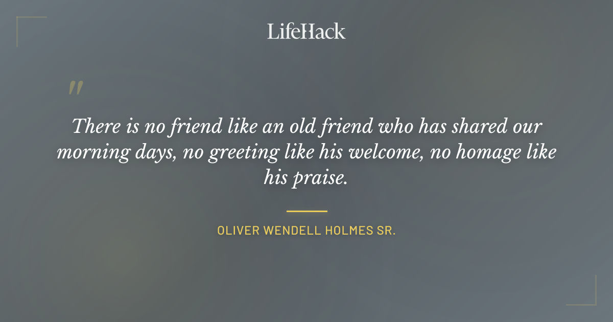 Quote by Oliver Wendell Holmes Sr.