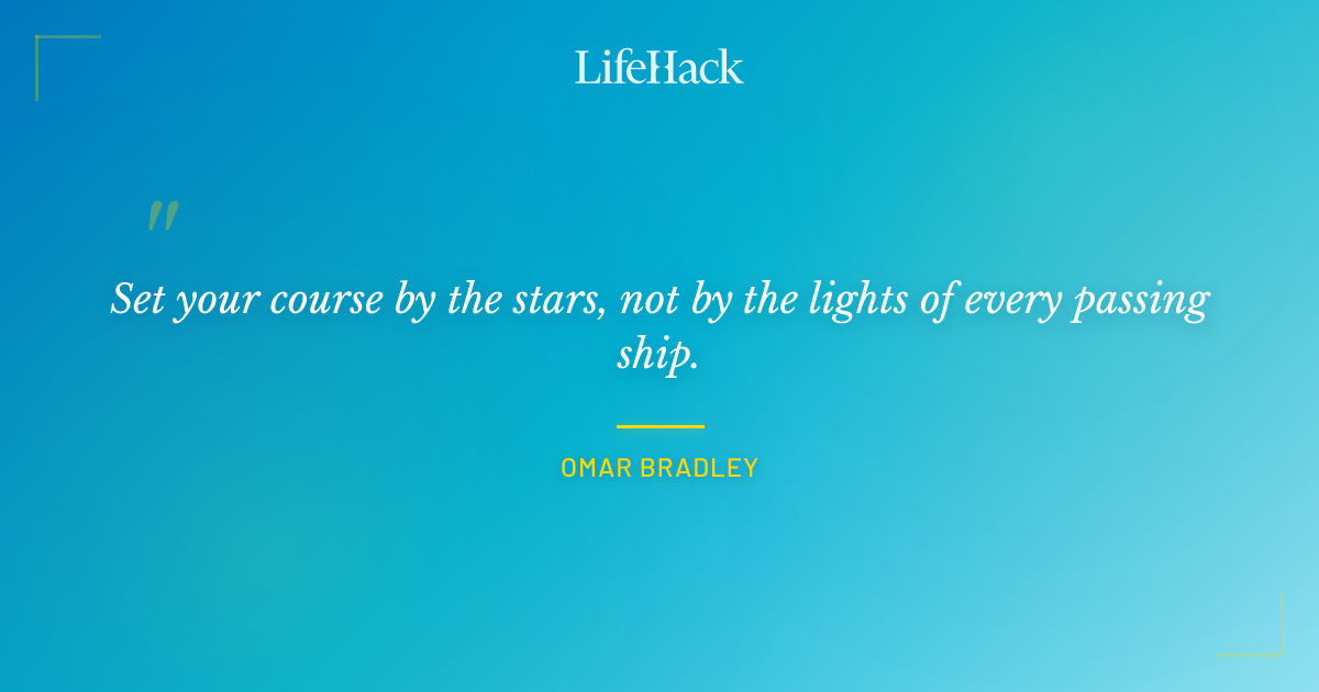 Quote by Omar Bradley