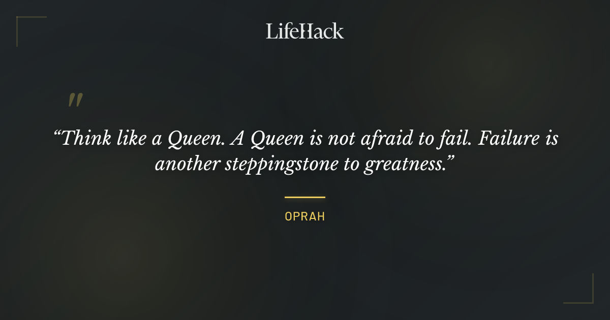 Quote by Oprah
