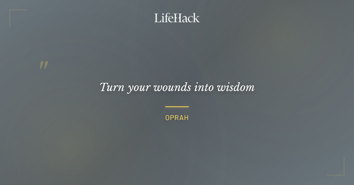 Quote by Oprah
