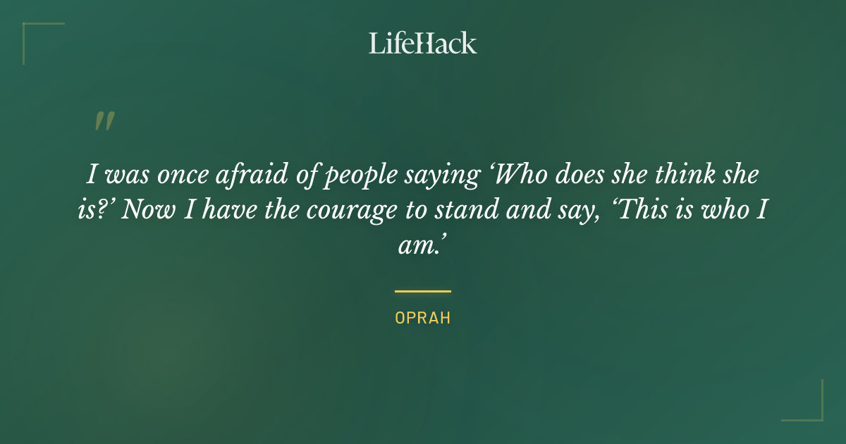 Quote by Oprah