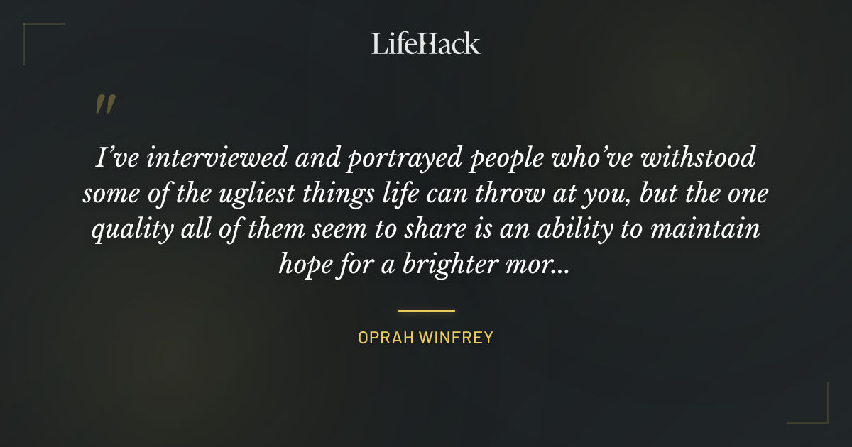 Quote by Oprah Winfrey