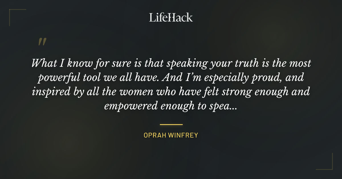 Quote by Oprah Winfrey