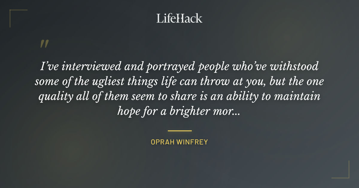 Quote by Oprah Winfrey