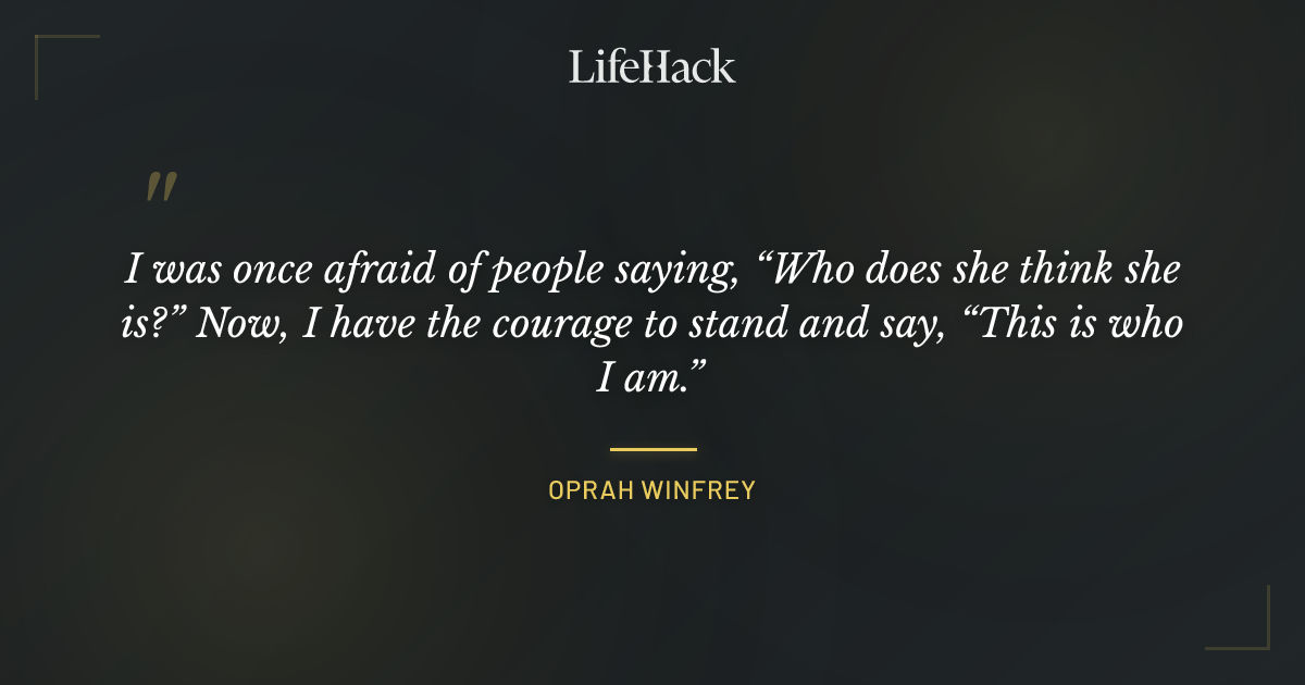 Quote by Oprah Winfrey