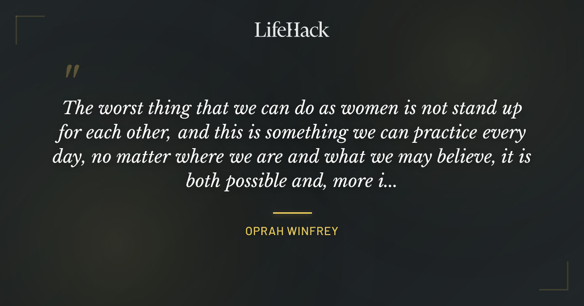 Quote by Oprah Winfrey