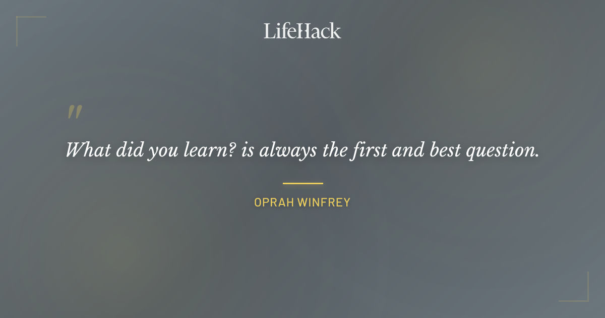 Quote by Oprah Winfrey