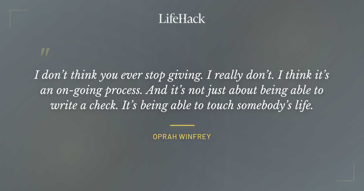 Quote by Oprah Winfrey