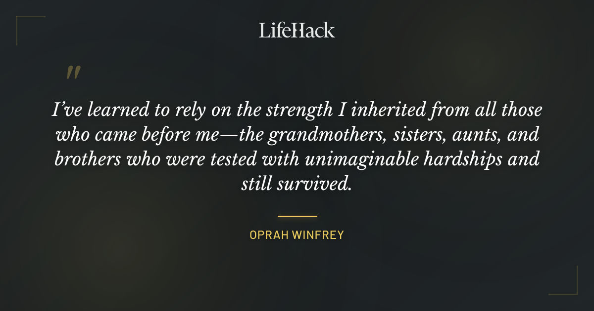 Quote by Oprah Winfrey