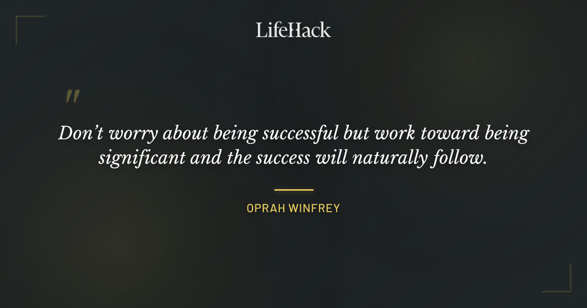 Quote by Oprah Winfrey