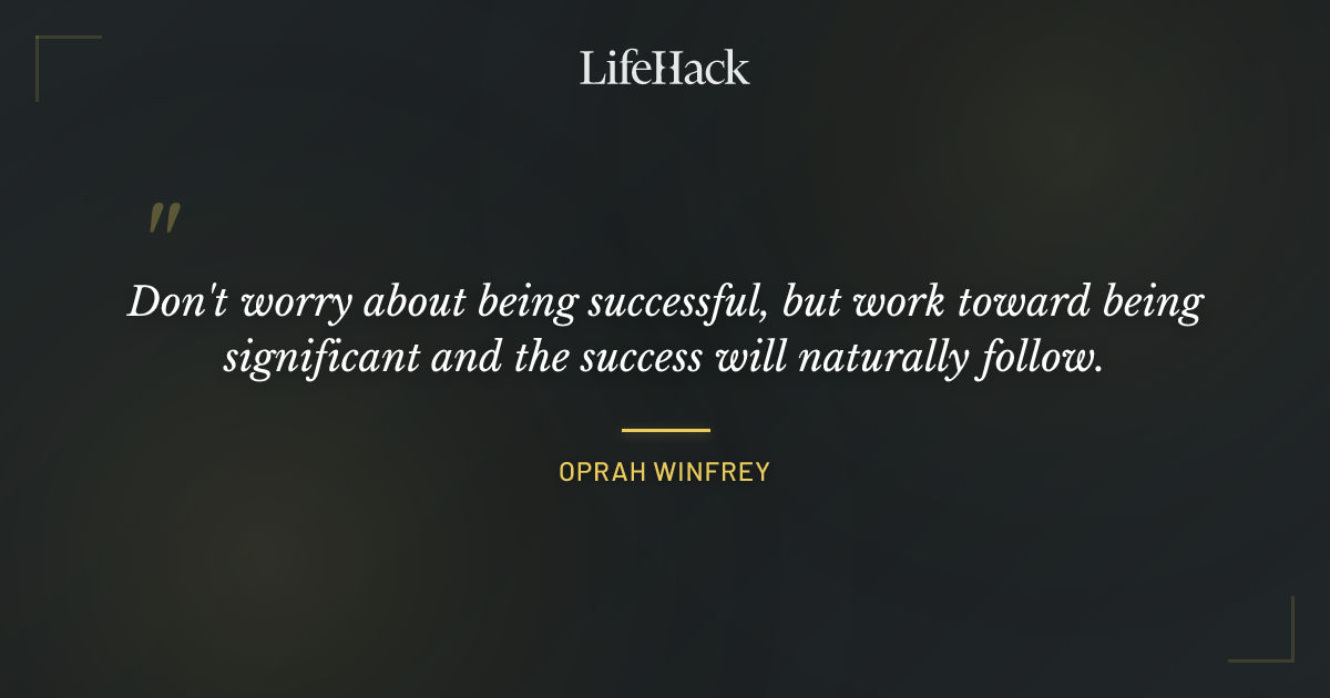 Quote by Oprah Winfrey