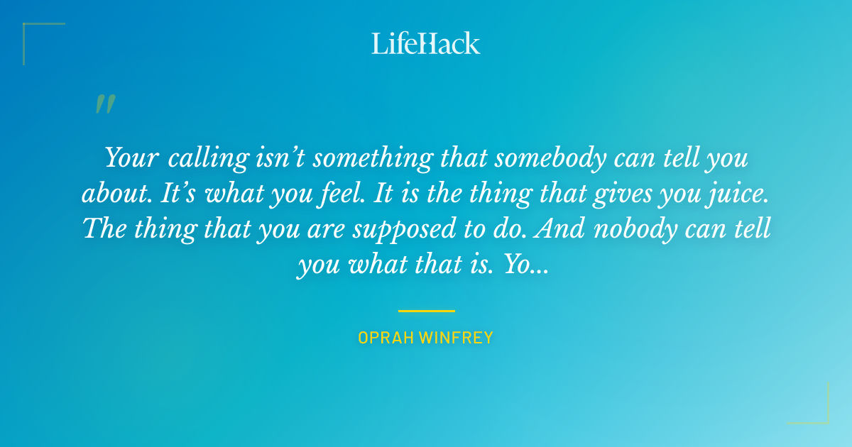 Quote by Oprah Winfrey