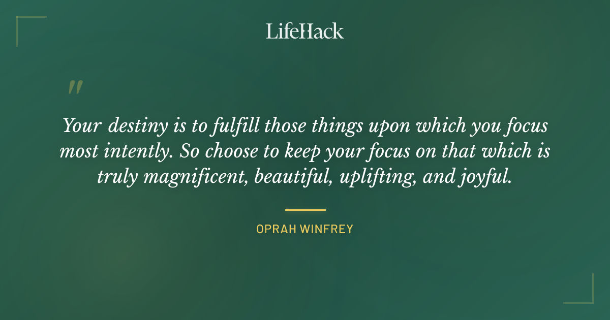 Quote by Oprah Winfrey