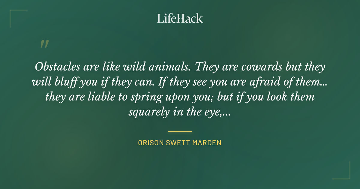 Quote by Orison Swett Marden
