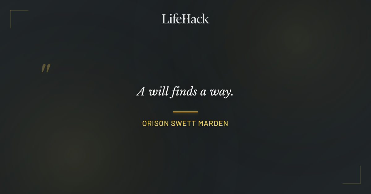 Quote by Orison Swett Marden