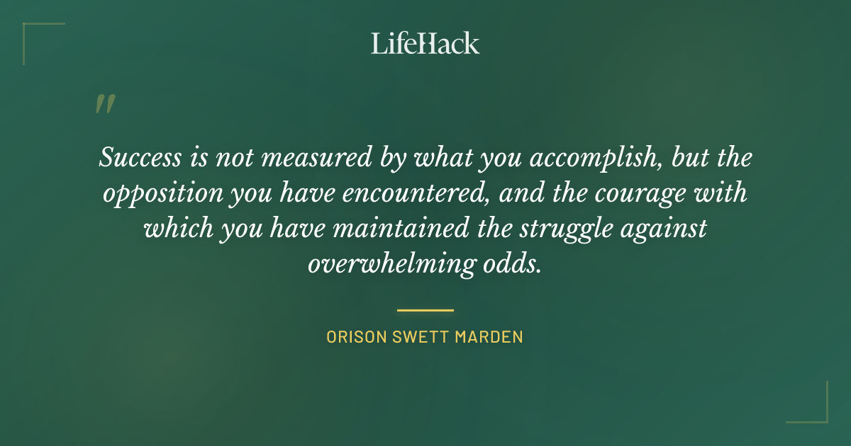 Quote by Orison Swett Marden