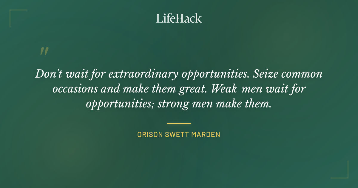 Quote by Orison Swett Marden