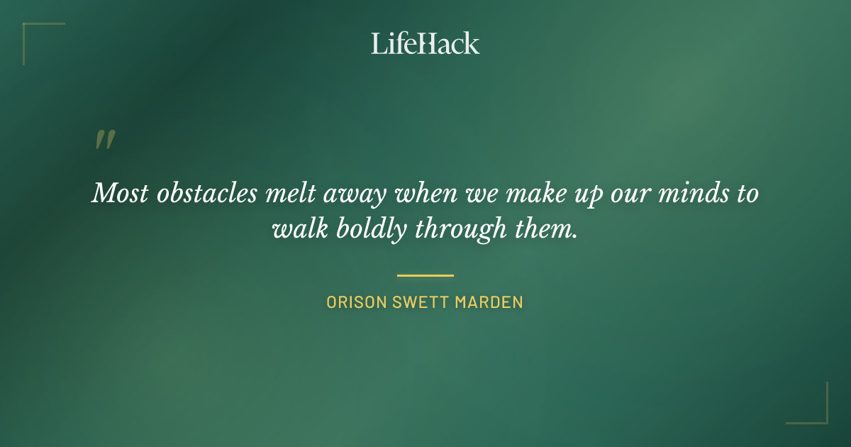 Quote by Orison Swett Marden