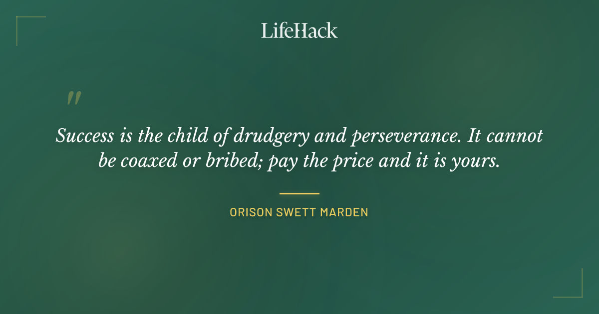 Quote by Orison Swett Marden
