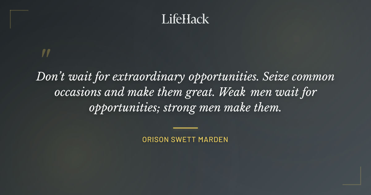 Quote by Orison Swett Marden