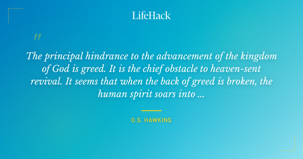 Quote by O.S. Hawkins