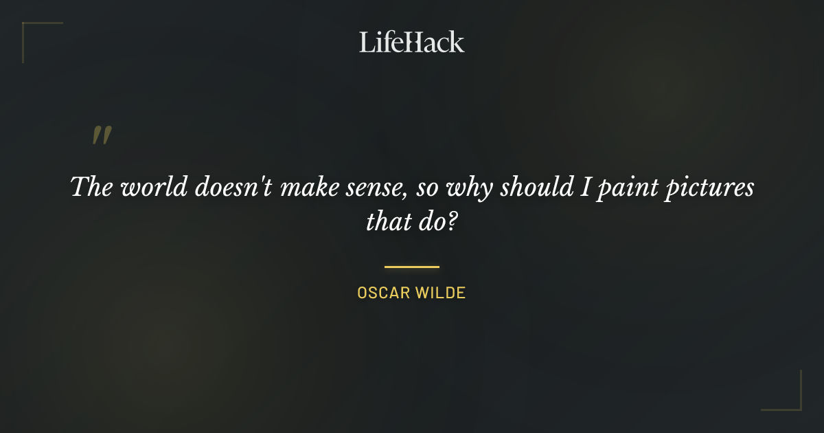 Quote by Oscar Wilde