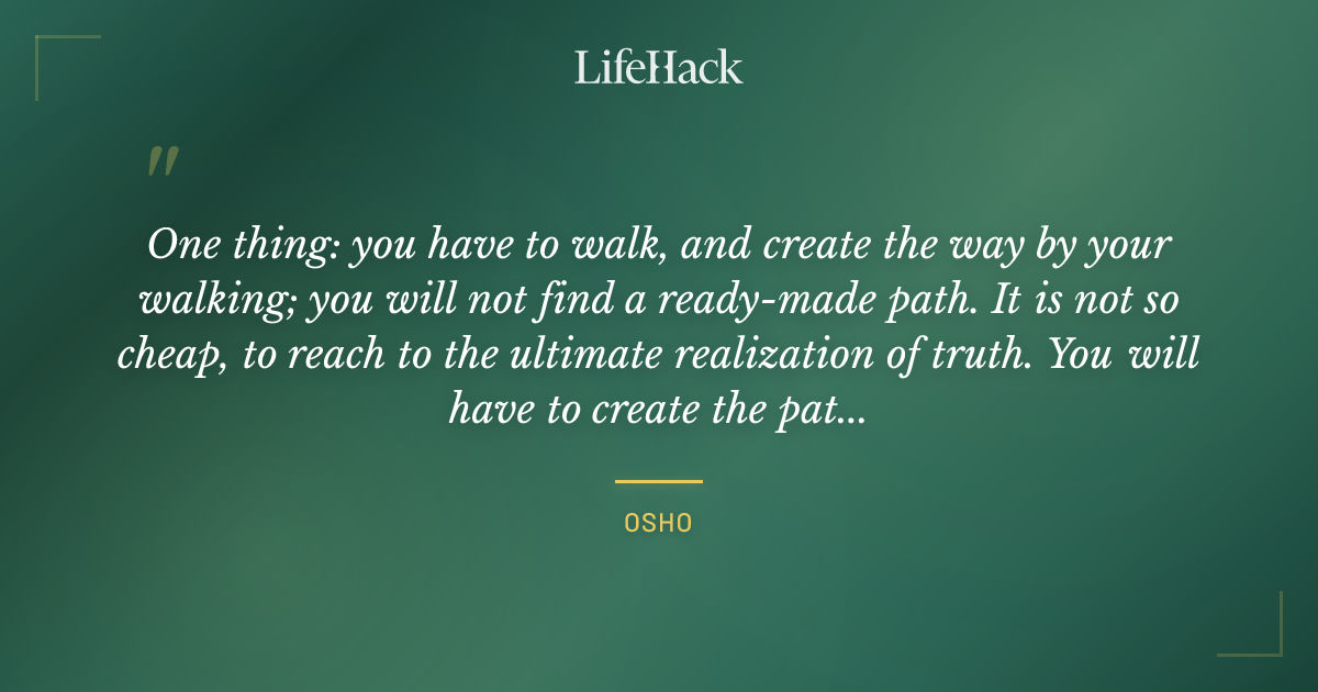 Quote by Osho