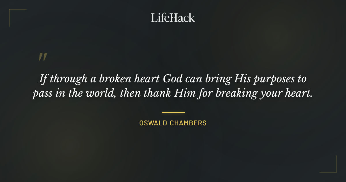 Quote by Oswald Chambers