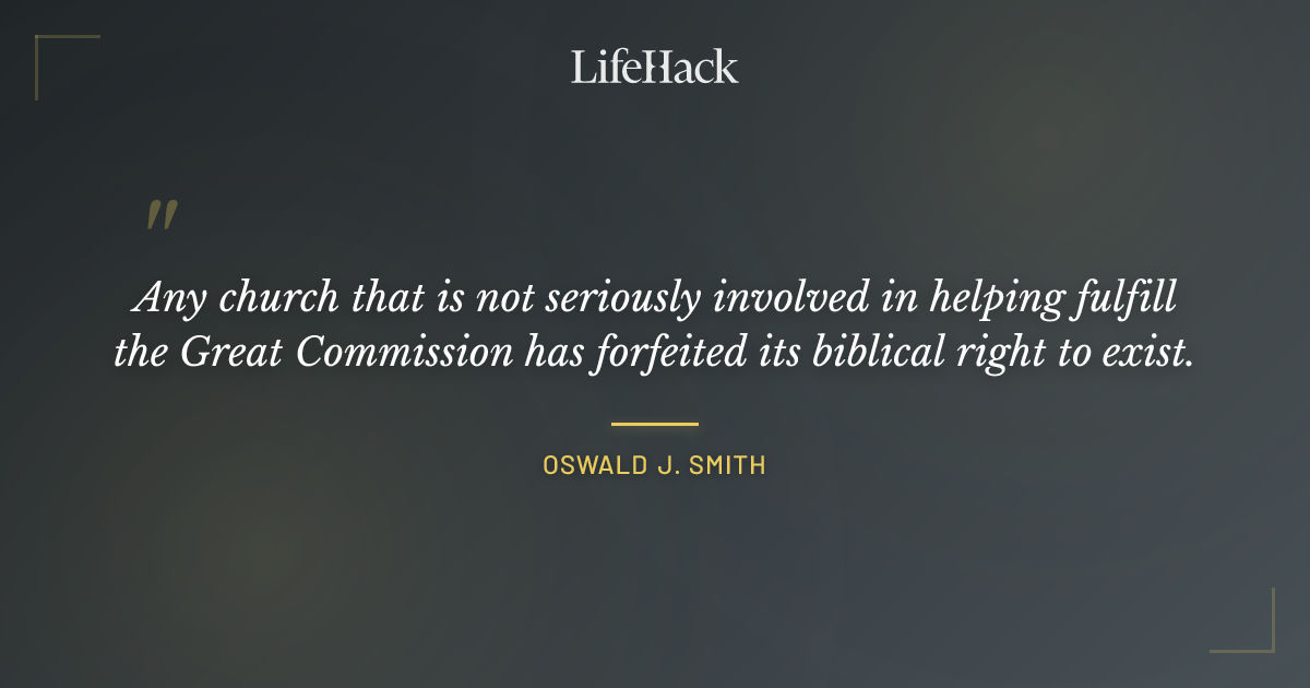 Quote by Oswald J. Smith