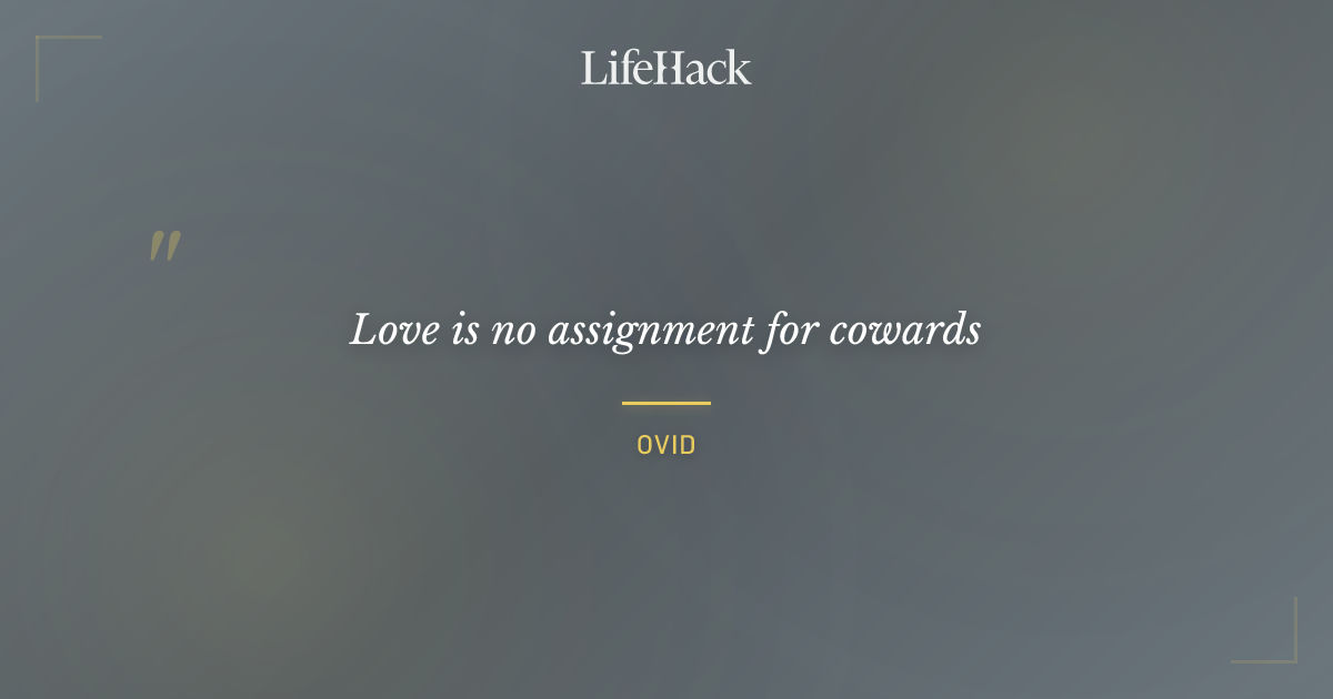 Quote by Ovid