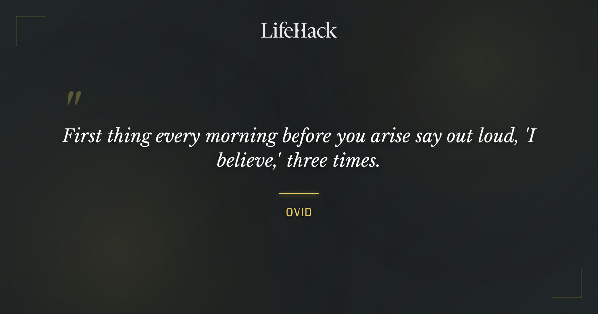 Quote by Ovid