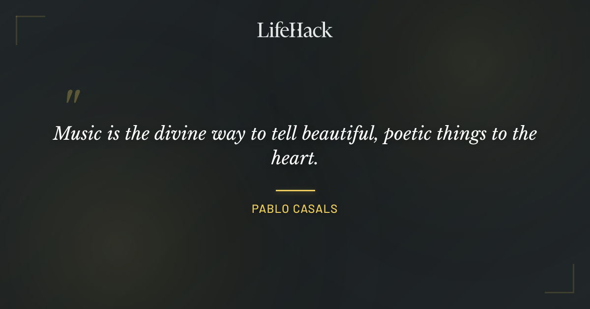 Quote by Pablo Casals