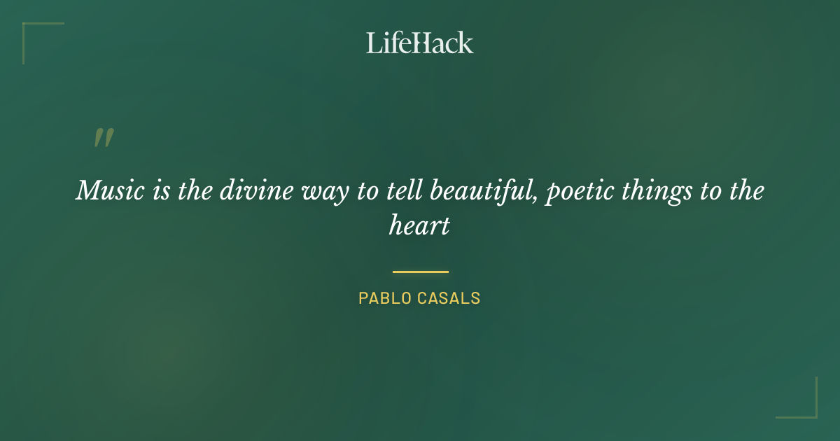 Quote by Pablo Casals