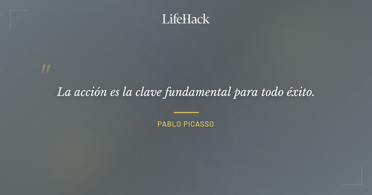 Quote by Pablo Picasso